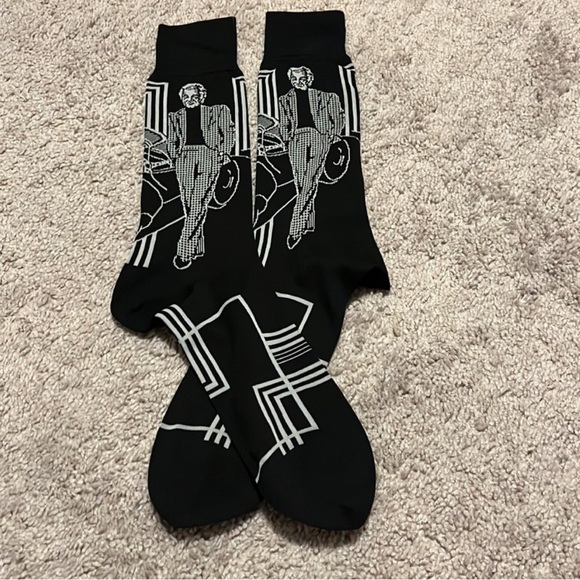 Purple Label Polo Ralph Lauren Portrait Art Deco Car Bugatti Japan Socks Mens L - Picture 14 of 16